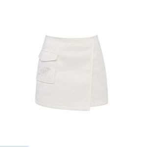 [와이드앵글]여성 CO 페이크 랩스커트형 A라인 큐롯 L WWW25Q51W6