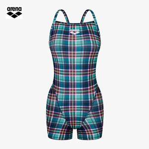 아레나 컨트리 체크 A5FL1LH05 MNT (주머니백 증정)  여성 일반 2부반신 싱글 수퍼플라이백 실내수영복