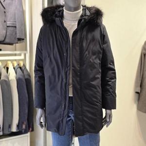 런던포그 세이브존04 디테처블 퍼 후디드 코트 LOWBA368a