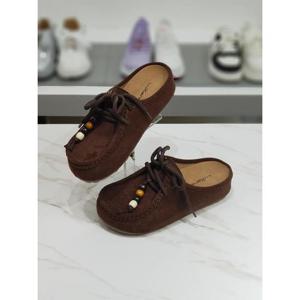 한슈 세이브존03 모카 스웨이드 블로퍼 단화 1cm AGHS475506lcA