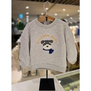 [블루독베이비] 25 FW(크림)시그니처 도기 스웨트셔츠(45C1433402)유아 아가옷 백일 돌 선물 조카 티셔츠 (