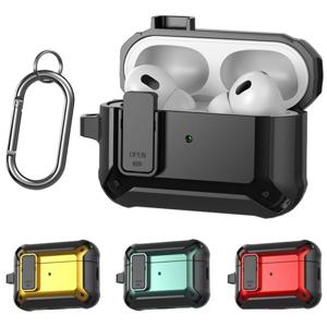 에어팟 프로3세대 에어 범퍼 락 잠금 버튼 카라비너 키링 케이스