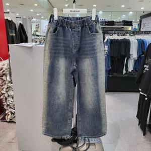 에어워크주니어 sh06 틴워싱 와이드 데님팬츠 R257B3103A