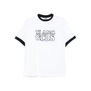 26 SS GCDS 그래픽 프린트 링거 티셔츠 B2CW2327JF1 TP442869012