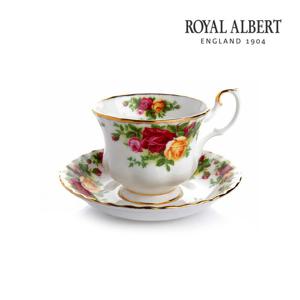 [로얄알버트]황실장미 커피잔 1인조 (MONT)