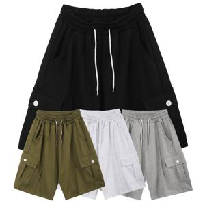 남자 버튼 카고 버뮤다 하프팬츠 DS-PTH-Q188