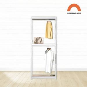 [스피드랙]스피드랙 행거 W600XD400XH1650X3단X행거봉2개 드레스