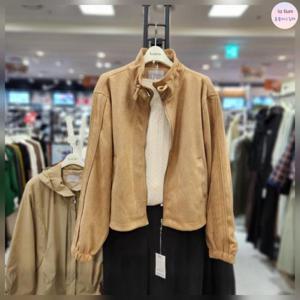 라티움 HC03 여성 핏예쁘고 레이어드쉬운 스웨이드 느낌 자켓 L55 53JP06 17