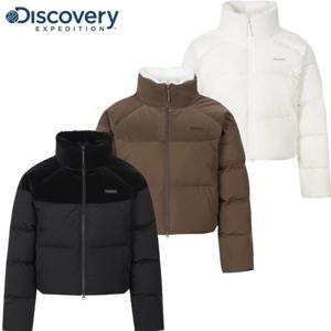 디스커버리  DWDJ95056 여성 올리브 크롭 글로우 다운 숏패딩 (DWDJ95056)