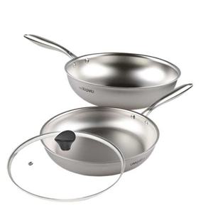 유니크 316스텐 무연마 팬 3종(28+28궁+유리)