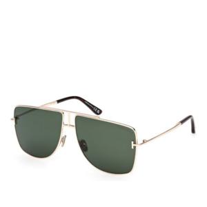 톰포드 메탈 프레임 그린 렌즈 더블 브리지 선글라스 FT1307 59