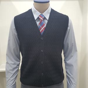 [크로커다일남성]바스켓 조직감 오픈 베스트 CDAAAKV3301-99