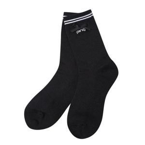 [핑]여성 리본  중목양말  121D3SC052_BK