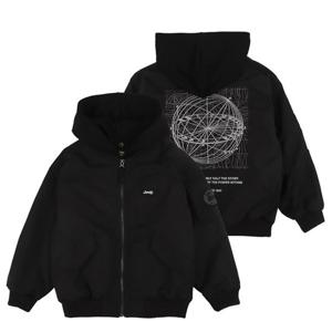 [지프키즈]25신상남여공용  지구본 패딩 항공점퍼KQ3JPU251 US