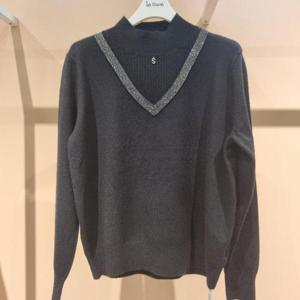 Destijl HC34 신축성좋고 착용감좋은 브이비즈 반목 니트스웨터 D2543sw06