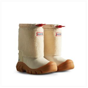 [토박스] 헌터 키즈 완더러 쉐르파 스노우 부츠 크림 HTKCE4TSWS11CRE-CL