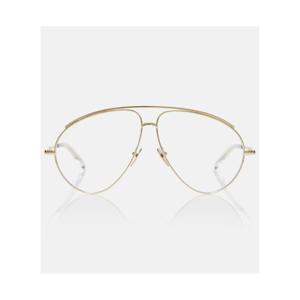 구찌 오버사이즈 에비에이터 안경 P01098314