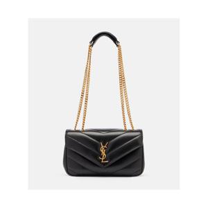 생로랑 Loulou 스몰 레더 숄더 백 P01125963