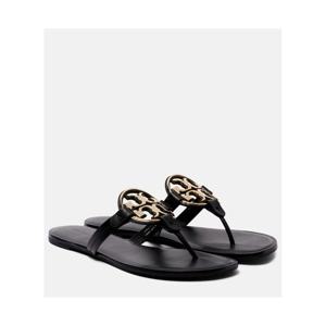 토리버치 Metal Miller 레더 통 샌들 P01119706