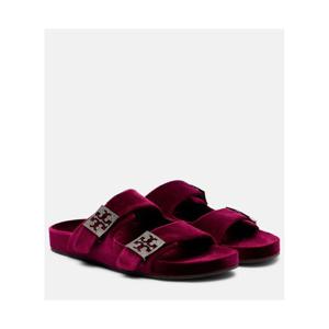 토리버치 Mellow 임벨리시드 벨벳 슬라이드 P01119700