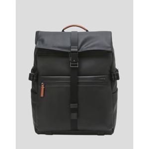 [헤지스]HJBA5F872BK_남성 블랙 단색 가죽 백팩