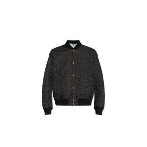 Versace 바로코 퀼팅 버튼업 봄버 재킷 10138901A10021 1B000 TP953312068