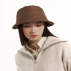 [헤지스] [25FW]브라운 로고장식 버킷햇/HIHE5F222W2