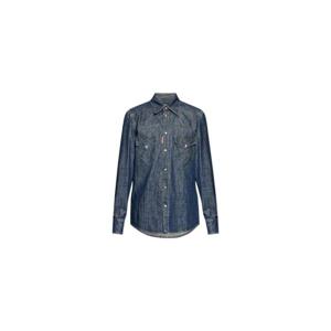 디스퀘어드2 플랩 포켓 데님 셔츠 S71DM0793D30021 470 TP956834803