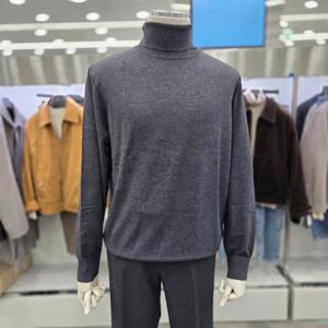 [앤드지]기본 핏 터틀넥 플레인 니트 JBSF4EU1004 GR