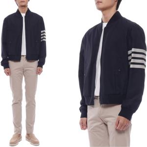 [톰브라운] 25FW 남성 플레인 위브 블루종 재킷 (MJO030A 06146 415 25F)