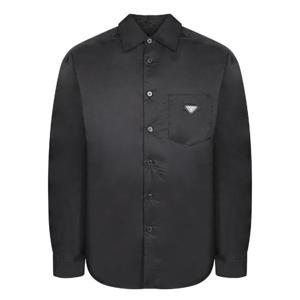 25FW 프라다 롱 sleeves chest pocket with triangular 로고 button closure  SC823M1WQ9F0002 TP565503678