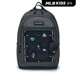 [MLB키즈 공식] 26N 베이직 스트링 메쉬 책가방 NY (Grey)7ABKB066N-50GRS