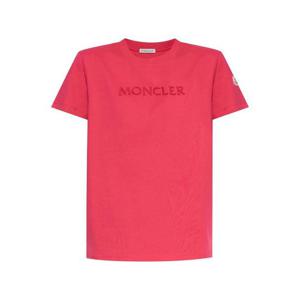 25SS Moncler EMBROIDERED TONAL 로고 코튼 T 셔츠 8C0000889AUO55D TP565319830