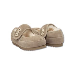 키즈 오즈웨어 메리 제인 로고 단화 슬립온 브라운 OB970K