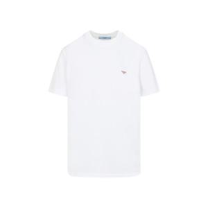 프라다 반팔 티셔츠 35838SOOO15ZG F0009 WHITE