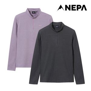 네파 여성 리사이클 기모 집업 티셔츠 7L85417