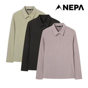 [택가109,000원] 네파 여성 리사이클 기모 폴로티셔츠 7L85216