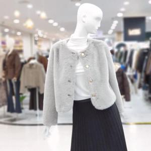 abfz sh06 소프트 라운드 밍크 퍼자켓 SLBZZ4F03K