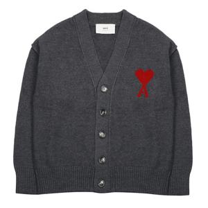 라프리마 아미 그레이 울 아미 드 꾀흐 가디건 UKC367-018-084