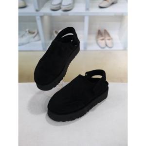 [블리아르]스웨이드 통굽 퍼안감 겨울 블로퍼 5cm BLMD501009-1