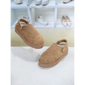 [코디엘루]퍼안감 스웨이드 겨울 블로퍼 샌들 5cm CDSP501009