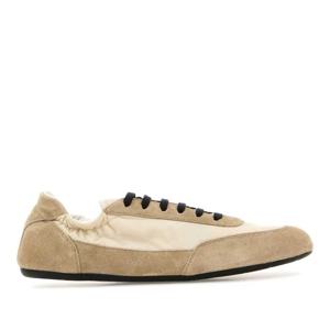 프라다 투톤 스웨이드 나일론 레이스업 스니커즈 1E959NF005LZ4