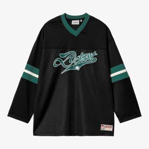 칼하트 WIP 긴팔 티셔츠 I0346203A0XX BLACK CONIFER WAX DOM