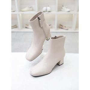 [코디엘루]소가죽 데일리 여성 캐주얼 앵클 부츠 6cm CDMD501062