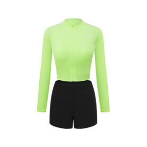 아레나  이니셜 레저 크롭 집업 래쉬가드 세트 (A4BL1PS03LIM)