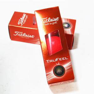 타이틀리스트 트루필 TRUFEEL 6구 골프공 레드 고급케이스