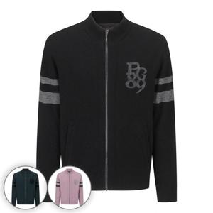 [파리게이츠] 남성 울 캐시 배색 라인 집업 니트 가디건 511E4SD326