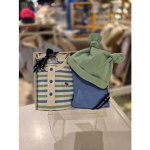 [블루독베이비] 26 SS(블루)코튼캔디 SET 바디수트(4617067604)실내복 아가옷  백일 돌 조카 선물 신생아