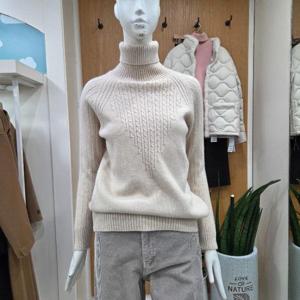 클리지 DP01 목폴라 꽈배기니트 스웨터 CP9WKP29