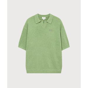 커버낫 공용스몰 어센틱 오픈 카라 하프 니트 B1 CO2502KT01 LN